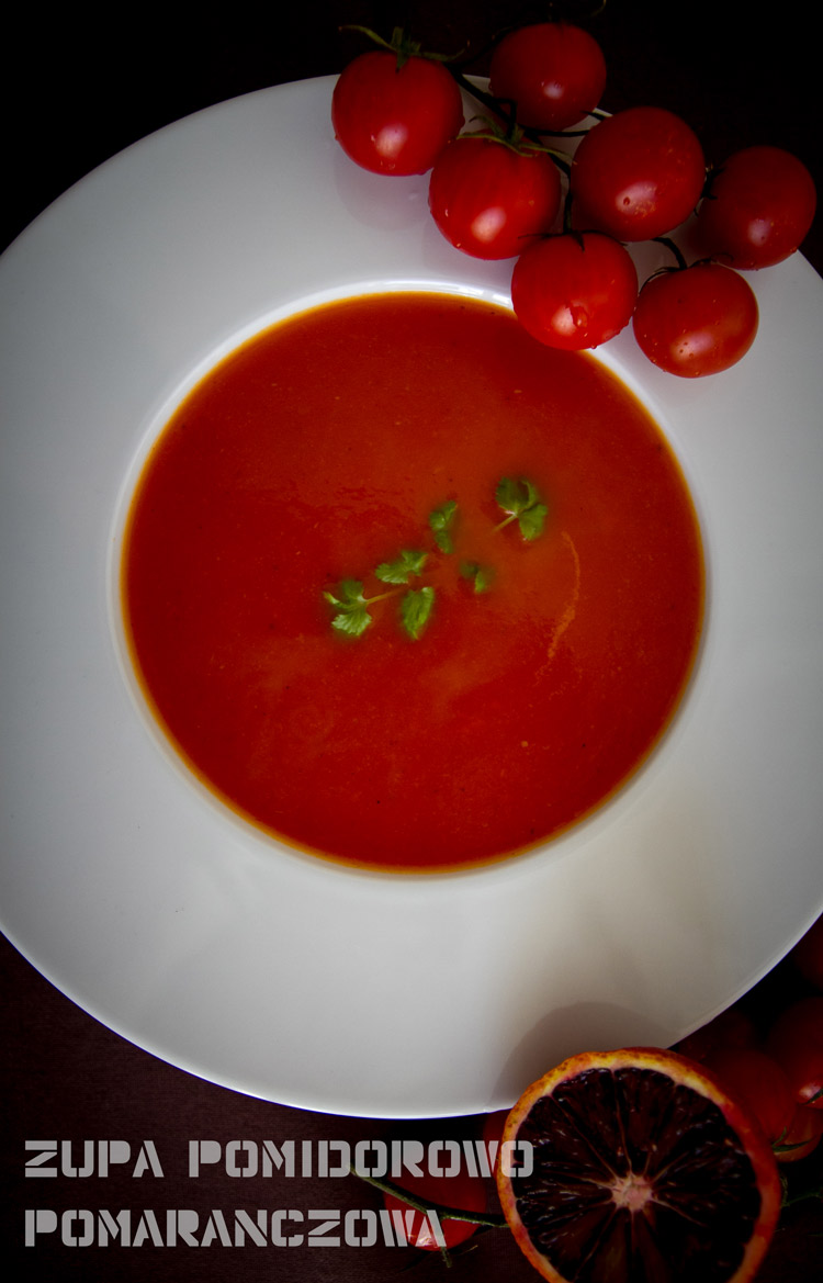 Zupa krem pomidorowo-pomarańczowa przepis