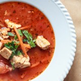 Toskańska zupa rybna z łososiem, czyli moja wersja cacciucco alla livornese